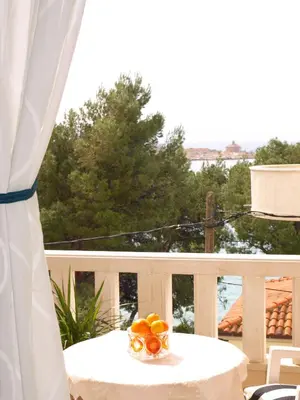 Balkon ili terasa u objektu Apartments Dani želja