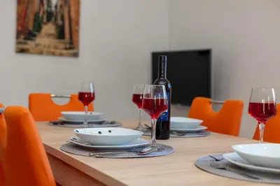 TV i/ili zabavni centar u objektu APARTMENTS BAKA