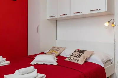 Krevet ili kreveti u jedinici u objektu J.B. Beachfront Suites