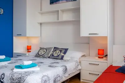 Krevet ili kreveti u jedinici u objektu J.B. Beachfront Suites