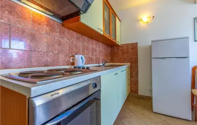 Kuhinja ili čajna kuhinja u objektu Awesome Apartment In Duce With Wifi