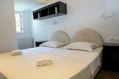 Krevet ili kreveti u jedinici u objektu Stella Maris - Penthouse, Hvar