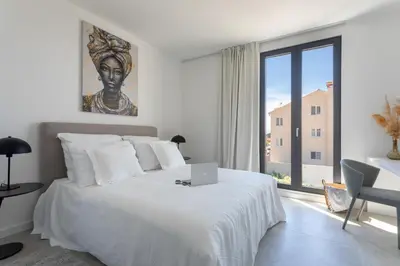Krevet ili kreveti u jedinici u objektu Infinity Residence