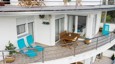 Balkon ili terasa u objektu Apartman Aqua