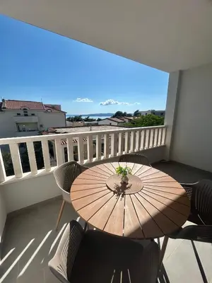 Balkon ili terasa u objektu Apartmani Andrea