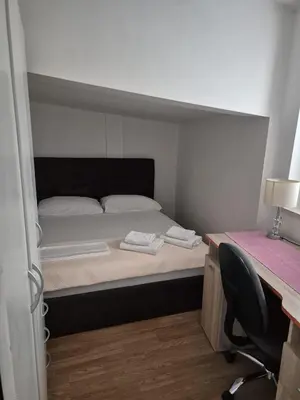 Krevet ili kreveti u jedinici u objektu Apartmani Zuzana,Baška Voda