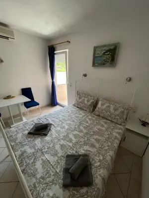 Krevet ili kreveti u jedinici u objektu Apartmani Jure