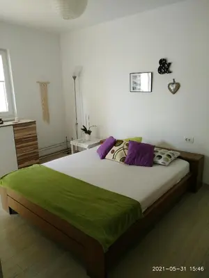 Krevet ili kreveti u jedinici u objektu Private Pool and Sea View Apartment