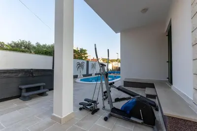 Tlocrt objekta Apartment in Supetar with sea view, balcony, air conditioning, W-LAN 3553-2