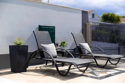 Tlocrt objekta Apartment in Supetar with terrace, air conditioning, W-LAN 3553-4