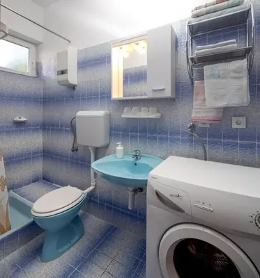 Kupaonica u objektu A1 - apt near beach with patio parking and grill