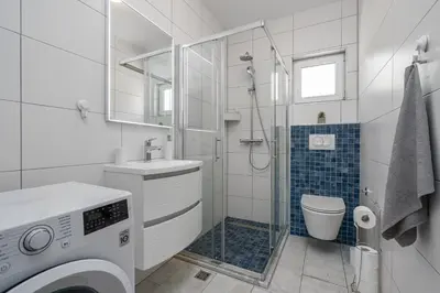 Kupaonica u objektu Apartment Campo Verde with a private pool