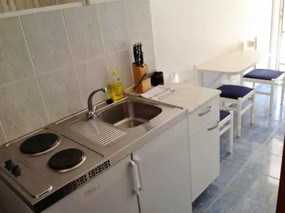 Tlocrt objekta A1 - apt w patio just 3 min walking to the beach