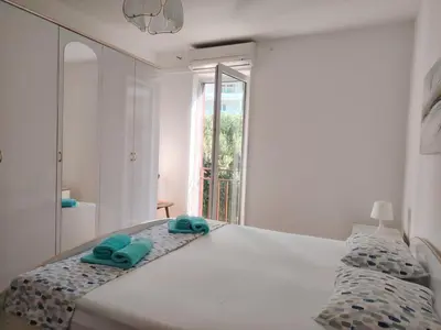 Krevet ili kreveti u jedinici u objektu sunny apartment