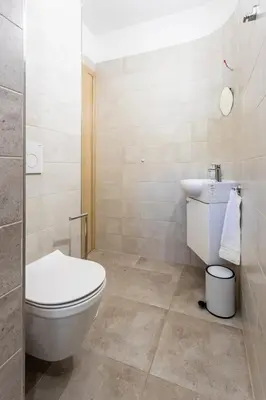 Kupaonica u objektu Villa Ana perfect for families with kids and groups,House with heated Pool