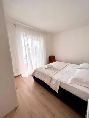 Krevet ili kreveti u jedinici u objektu Seaview pool apartment-Lumière, Island Hvar-Gdinj