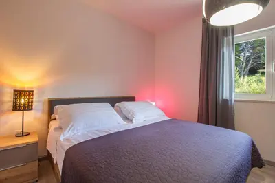 Krevet ili kreveti u jedinici u objektu Villa Leandra near Omiš, private pool