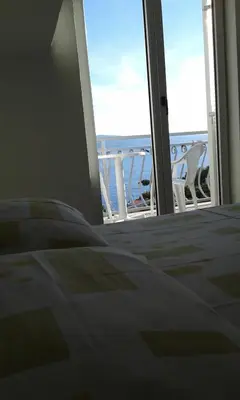Krevet ili kreveti u jedinici u objektu Anic Apartments Stanići