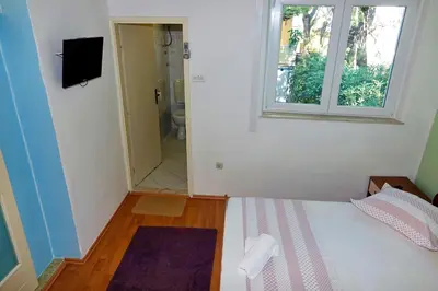 Krevet ili kreveti u jedinici u objektu ROZA