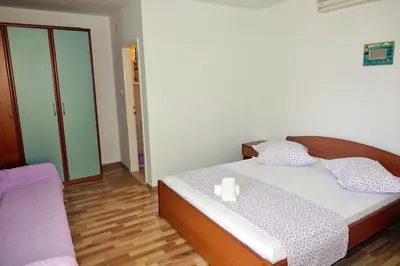Krevet ili kreveti u jedinici u objektu ROZA
