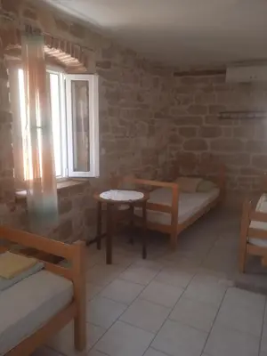 Krevet ili kreveti u jedinici u objektu Slavko
