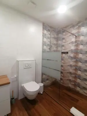 Kupaonica u objektu Apartmani Mares - 20 m from the beach