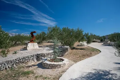 Tlocrt objekta Olive Park House Brač