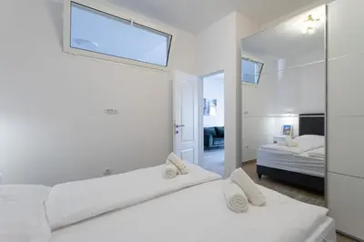 Krevet ili kreveti u jedinici u objektu Apartment Laura Omiš