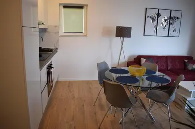 Kuhinja ili čajna kuhinja u objektu Apartman Oneum