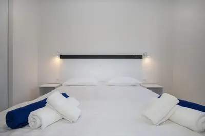 Krevet ili kreveti u jedinici u objektu Apartments BlueView