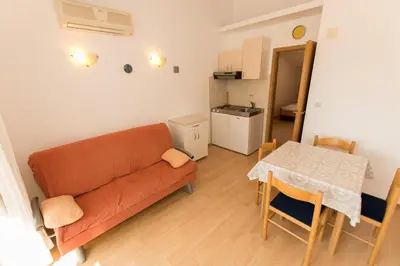 Kuhinja ili čajna kuhinja u objektu Sea View Apartments Borie