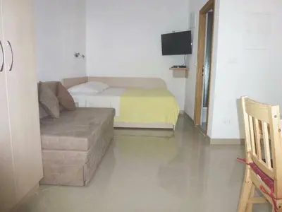 Krevet ili kreveti u jedinici u objektu STUDIO APARTMENTS BaskaH2O