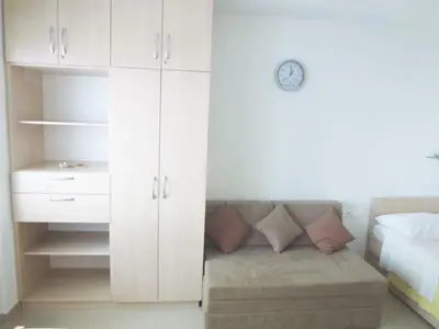 Krevet ili kreveti u jedinici u objektu STUDIO APARTMENTS BaskaH2O