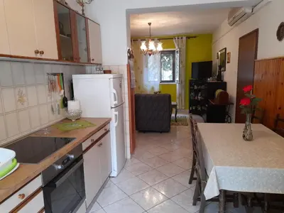 Kuhinja ili čajna kuhinja u objektu HOUSE-APARTMENTS ELA -MIRCA- FAMILY HOLIDAY