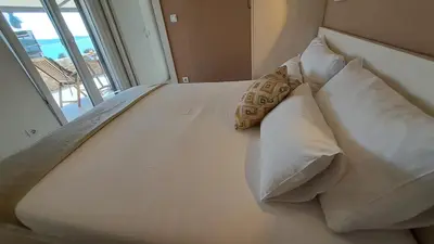 Krevet ili kreveti u jedinici u objektu Apartmani STJEPAN Zavala