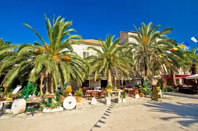 Tlocrt objekta Apartment in Stari Grad Hvar with balcony, air conditioning, WiFi, dishwasher 5028-2