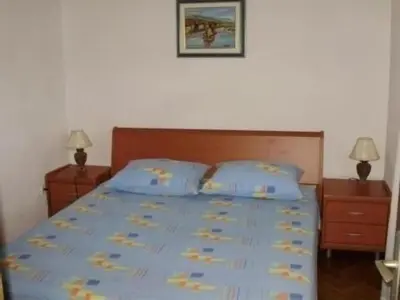 Krevet ili kreveti u jedinici u objektu Apartment in Stari Grad Hvar with balcony, air conditioning, WiFi, dishwasher 5028-2