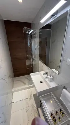 Kupaonica u objektu villa petar apartment a4 with terrace