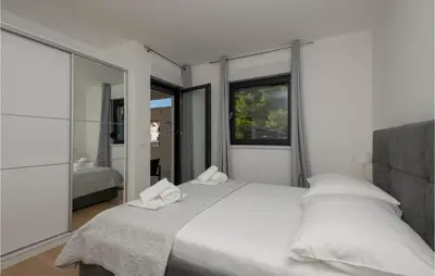 Krevet ili kreveti u jedinici u objektu Cozy Apartment In Baska Voda