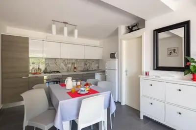 Kuhinja ili čajna kuhinja u objektu Seaside Apartment Kamelia