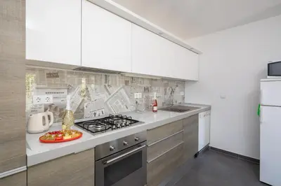 Kuhinja ili čajna kuhinja u objektu Seaside Apartment Kamelia