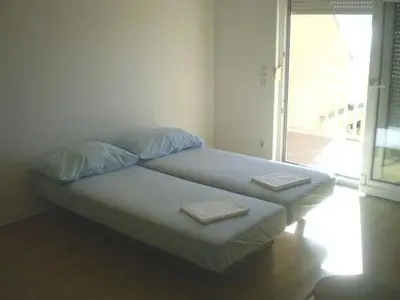 Krevet ili kreveti u jedinici u objektu Apartment in Duce with sea view, balcony, air conditioning, WiFi 5060-2