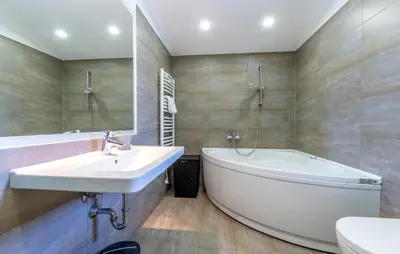 Kupaonica u objektu Villa Ume - heated pool, sauna, volleyball court