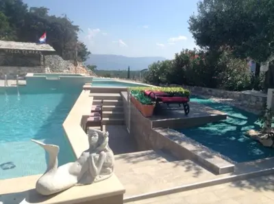 Bazen u objektu Apartment in Villa Tamara -Pool beheizt ,Meerblick ili u blizini