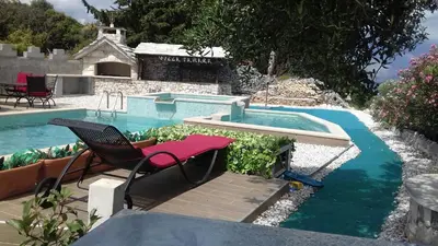 Bazen u objektu Apartment in Villa Tamara -Pool beheizt ,Meerblick ili u blizini