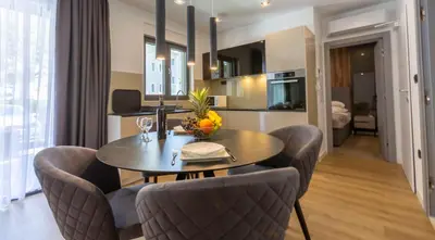 Kuhinja ili čajna kuhinja u objektu Villa Braga a1
