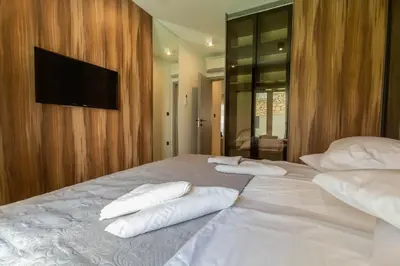 Krevet ili kreveti u jedinici u objektu Villa Braga a3