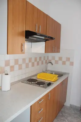 Kuhinja ili čajna kuhinja u objektu Apartment in Duce with sea view, balcony, air conditioning, W-LAN 5067-3