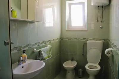 Kupaonica u objektu Apartment Nedo with Sea View