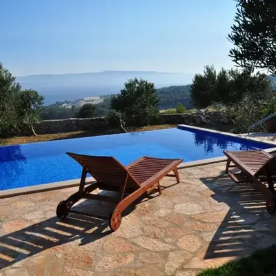 Holiday house in Bol with sea view